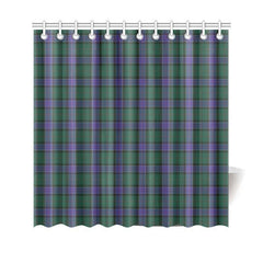 Sinclair Hunting Modern Tartan Plaid Shower Curtain
