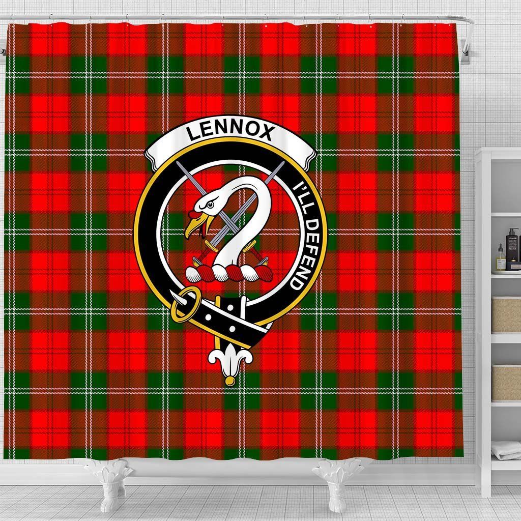 Lennox Tartan Crest Shower Curtain