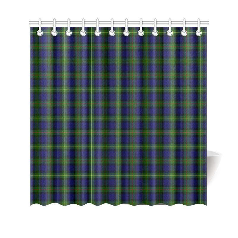 Macewen Modern Tartan Plaid Shower Curtain