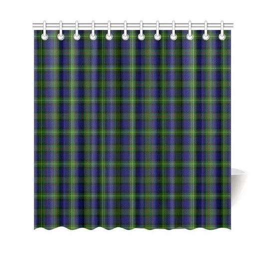 Macewen Modern Tartan Plaid Shower Curtain