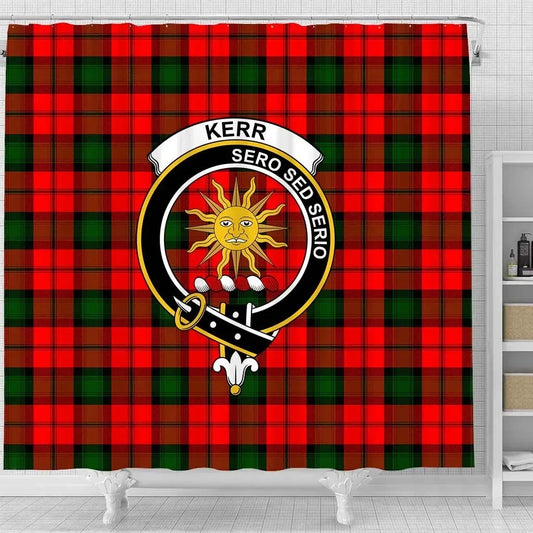 Kerr Tartan Crest Shower Curtain