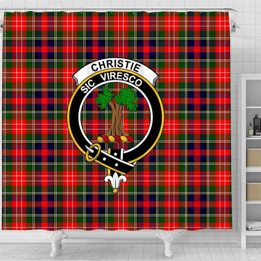 Christie Tartan Crest Shower Curtain