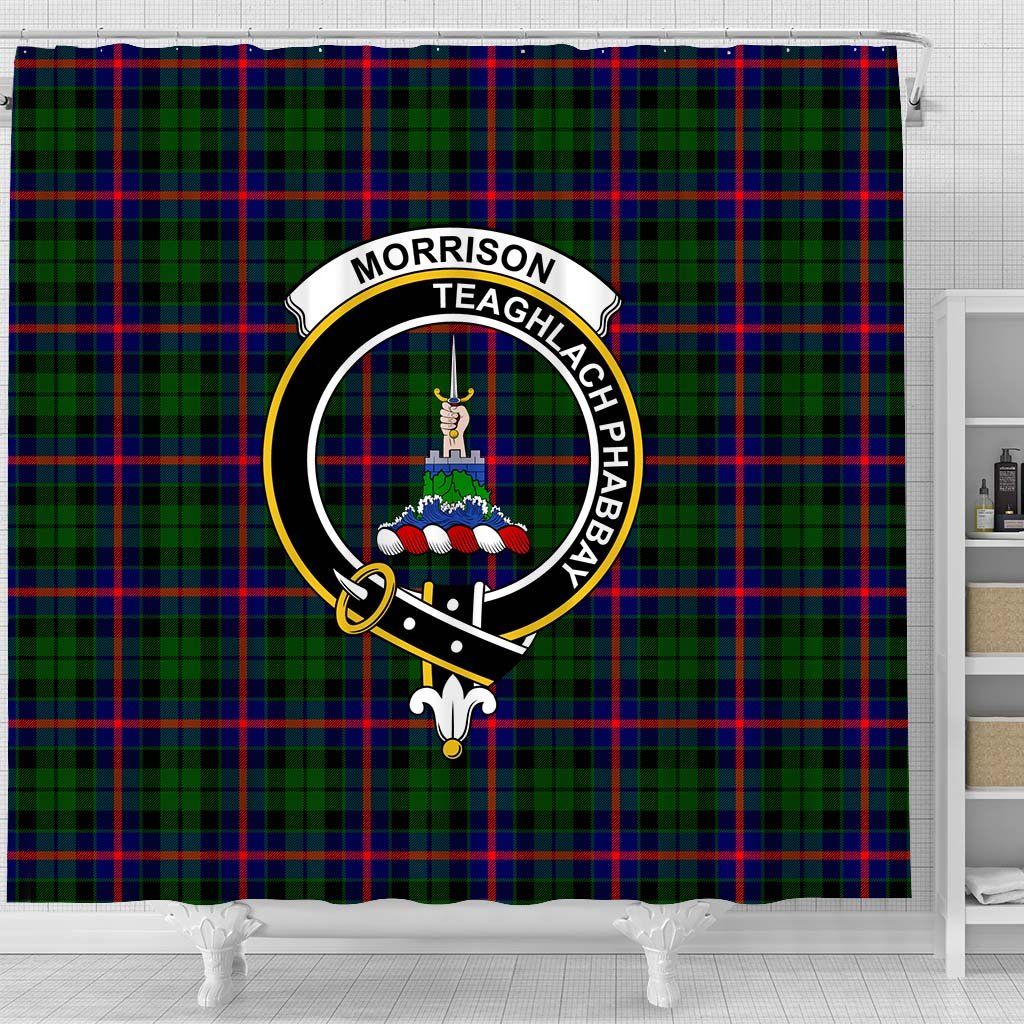 Morrison Tartan Crest Shower Curtain