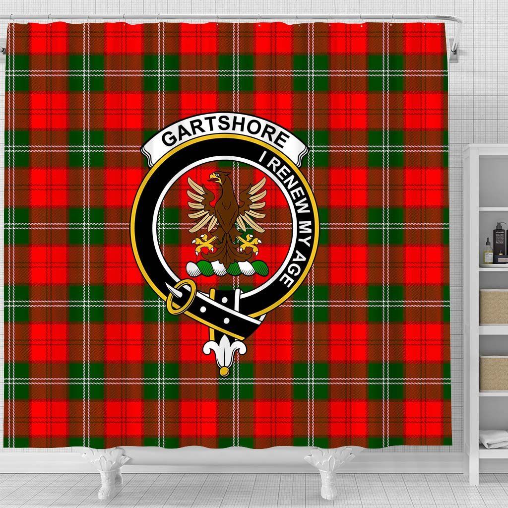 Gartshore Tartan Crest Shower Curtain