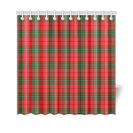 Macaulay Modern Tartan Plaid Shower Curtain