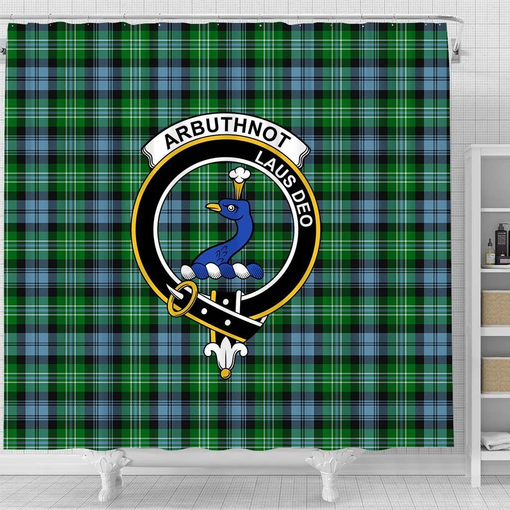 Arbuthnot Tartan Crest Shower Curtain