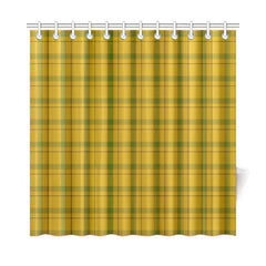 Houston Tartan Plaid Shower Curtain