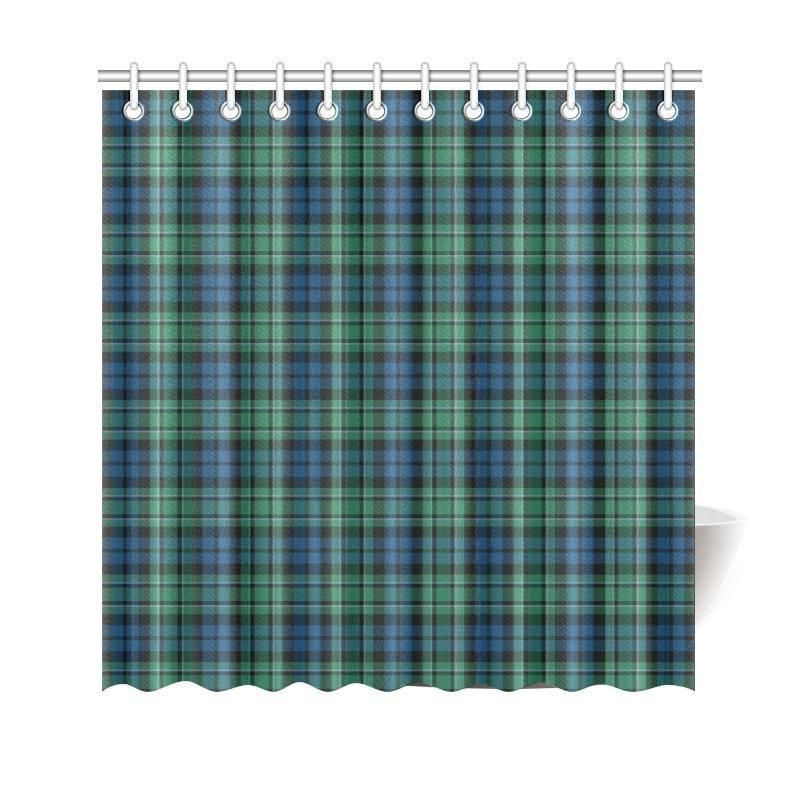 Maccallum Ancient Tartan Plaid Shower Curtain