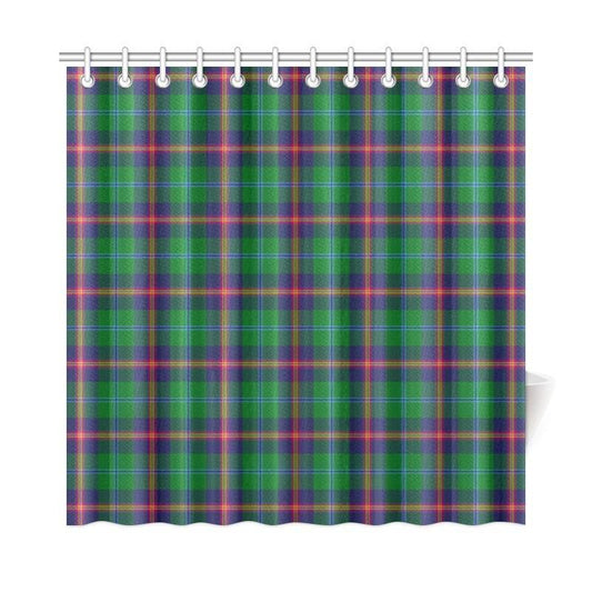 Young Modern Tartan Plaid Shower Curtain