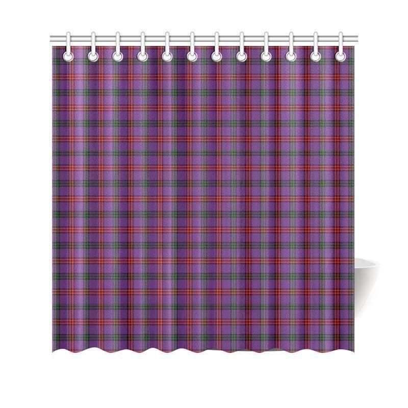 Montgomery Modern Tartan Plaid Shower Curtain