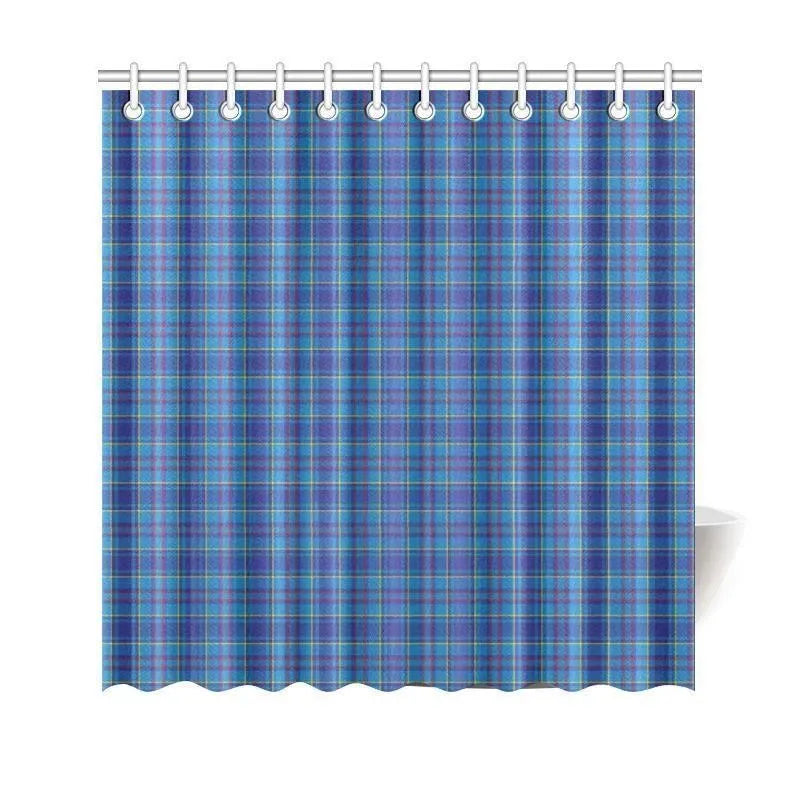 Mercer Modern Tartan Plaid Shower Curtain