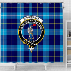 McKerrell Tartan Crest Shower Curtain