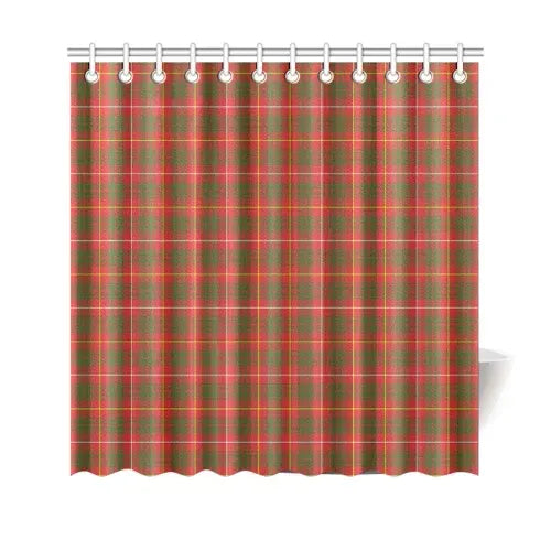 Bruce Modern Tartan Plaid Shower Curtain