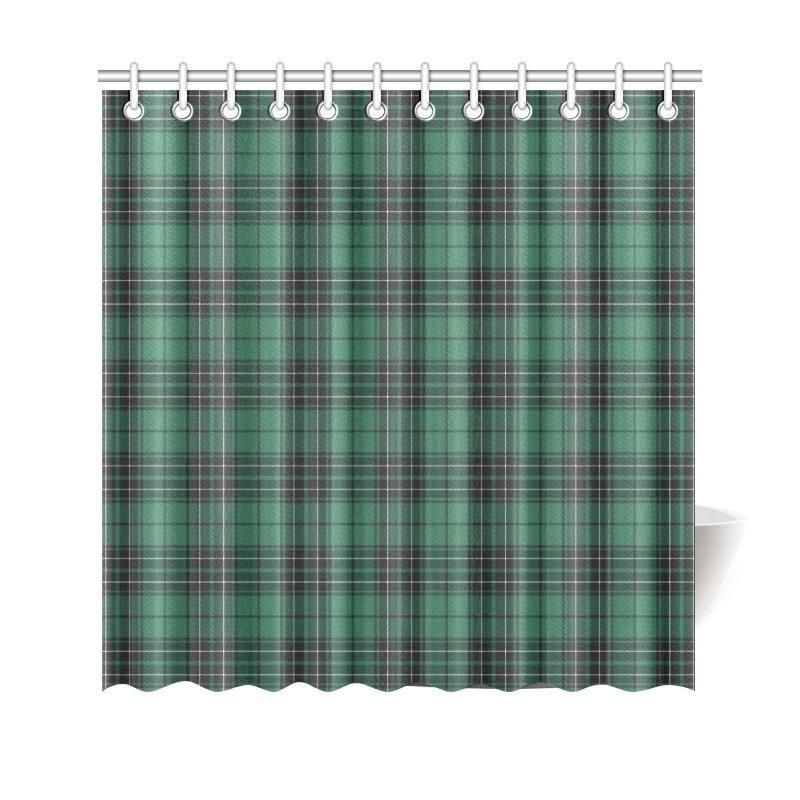 Maclean Hunting Ancient Tartan Plaid Shower Curtain