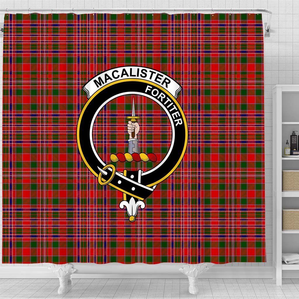 MacAlister Tartan Crest Shower Curtain