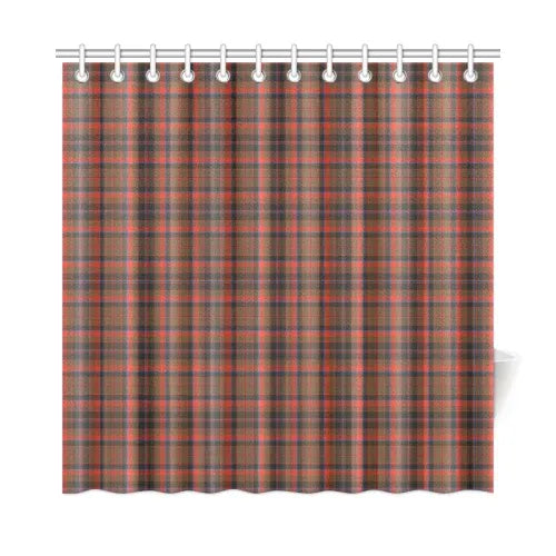 Cumming Hunting Weathered Tartan Plaid Shower Curtain