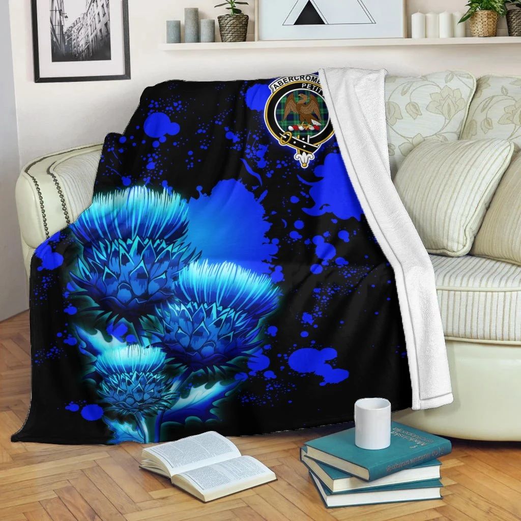 Abercrombie Tartan Blanket Thistle Luxury Style