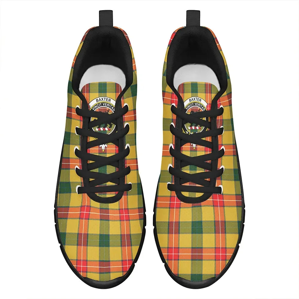 Baxter Tartan Crest Sneakers