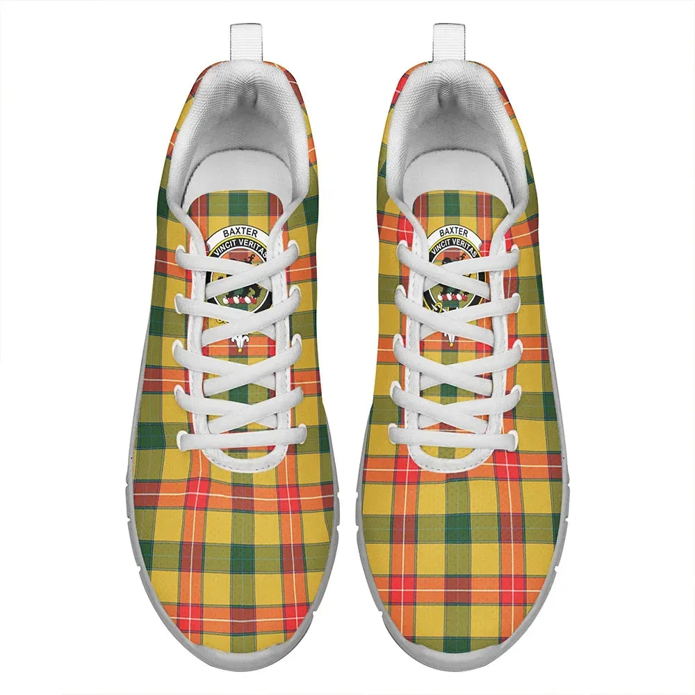 Baxter Tartan Crest Sneakers