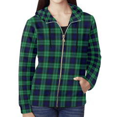Abercrombie Tartan Zipped Hoodie
