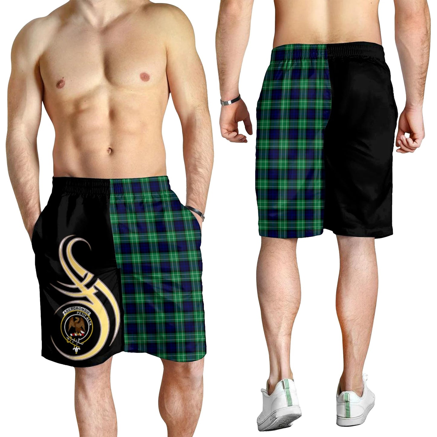 Abercrombie Tartan Men Short Believe In Me Style