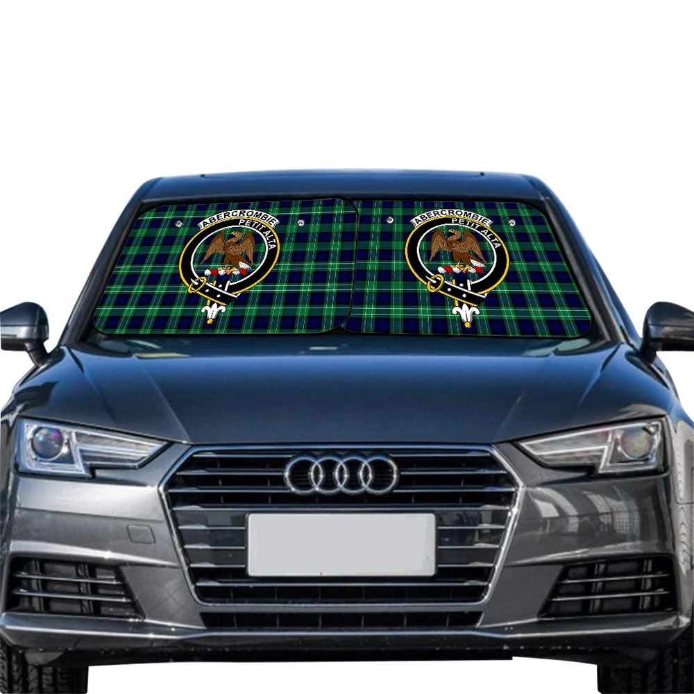 Abercrombie Tartan Car Sun Shade Crest Style