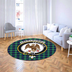 Abercrombie Tartan Round Rug Crest Style