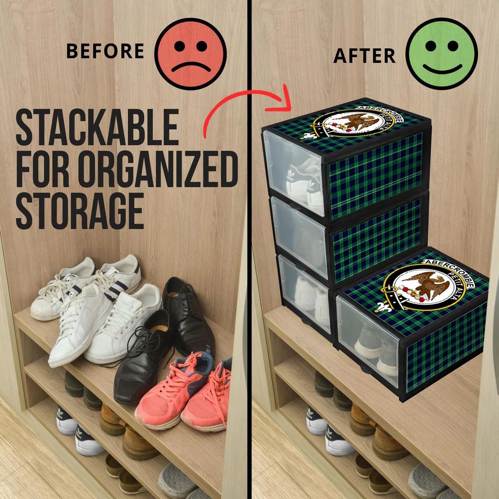 Abercrombie Tartan Shoe Organizers Crest Style