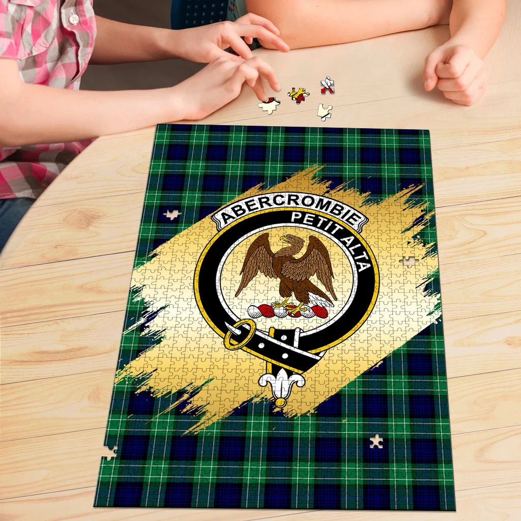 Abercrombie Tartan Puzzle Gold Style