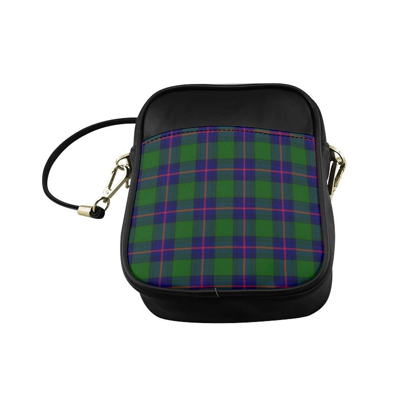 Shaw Modern Tartan Plaid Sling Bag