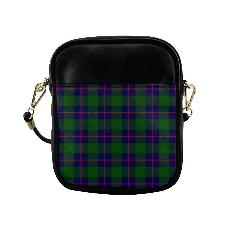 Shaw Modern Tartan Plaid Sling Bag