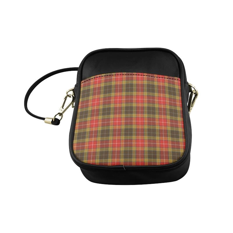 Buchanan Old Set Weathered Tartan Plaid Sling Bag