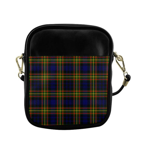 MacLellan Modern Tartan Plaid Sling Bag