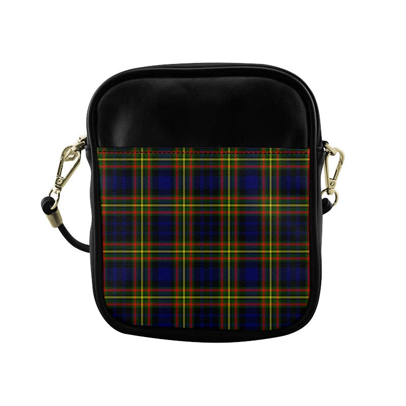 MacLellan Modern Tartan Plaid Sling Bag