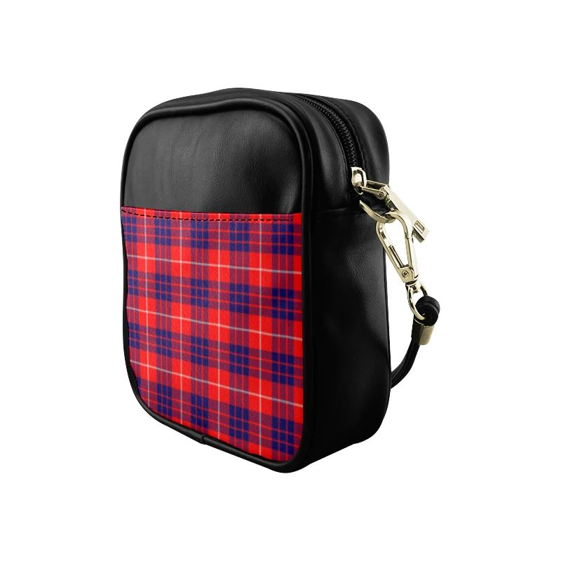 Hamilton Modern Tartan Plaid Sling Bag