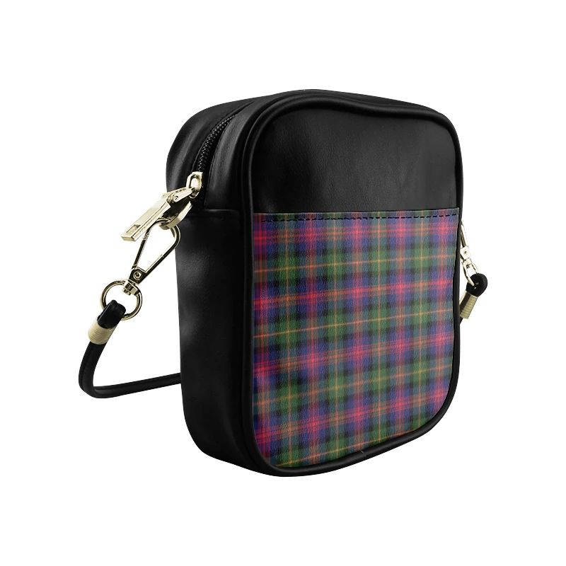 Logan Modern Tartan Plaid Sling Bag