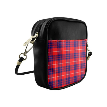 Hamilton Modern Tartan Plaid Sling Bag