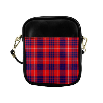 Hamilton Modern Tartan Plaid Sling Bag