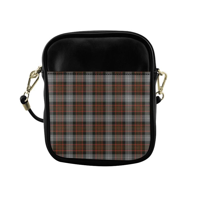 MacRae Hunting Weathered Tartan Plaid Sling Bag