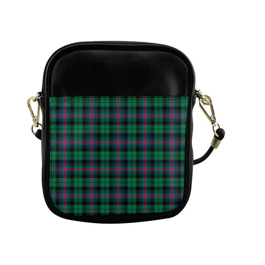 Urquhart Broad Red Ancient Tartan Plaid Sling Bag