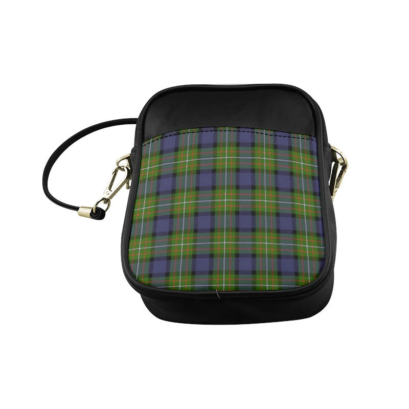 Fergusson Modern Tartan Plaid Sling Bag