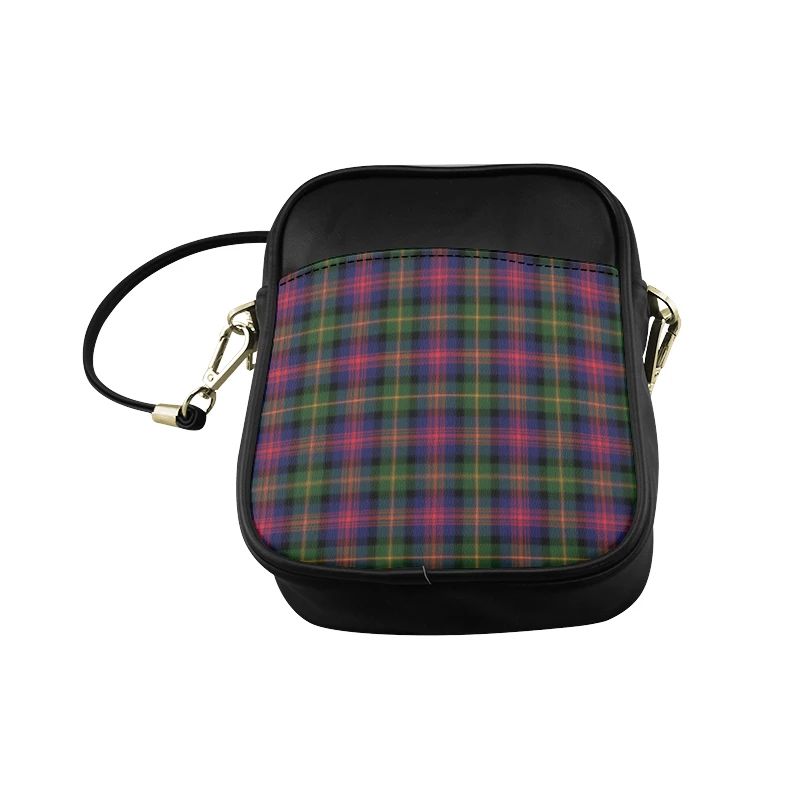 Logan Modern Tartan Plaid Sling Bag