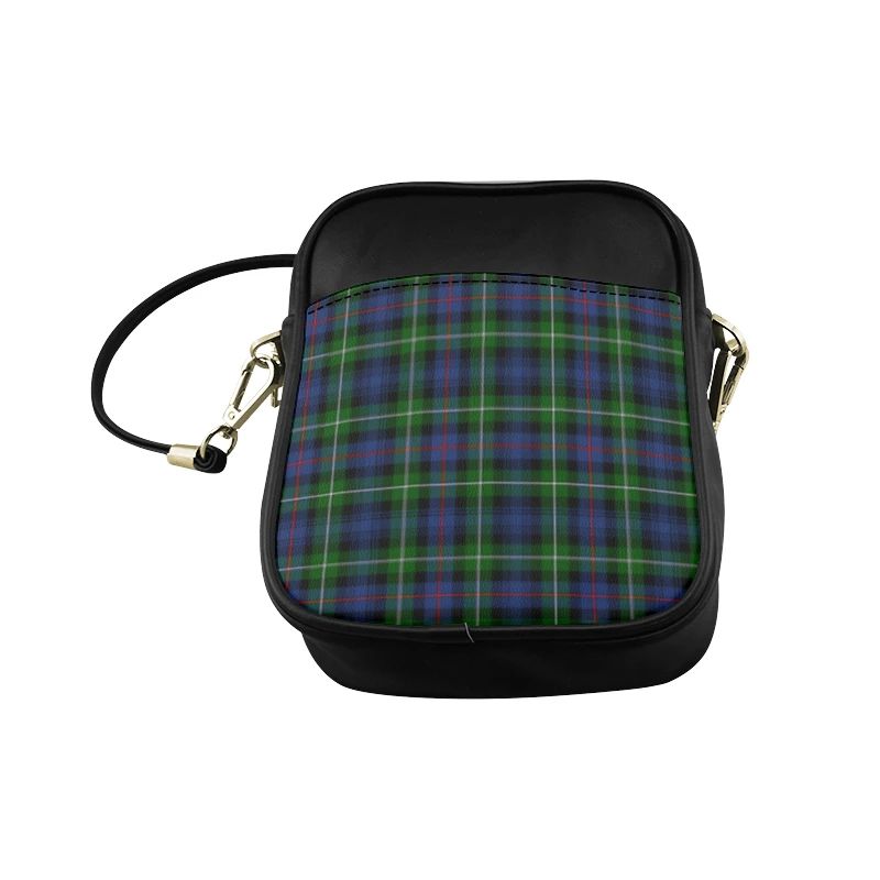 MacKenzie Modern Tartan Plaid Sling Bag