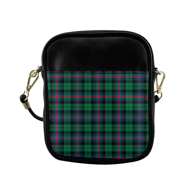 Urquhart Broad Red Ancient Tartan Plaid Sling Bag