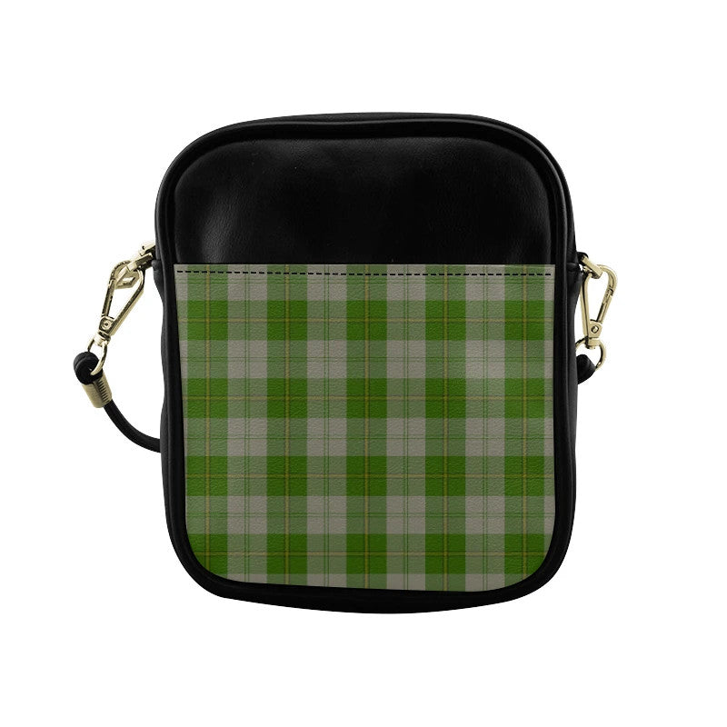 Cunningham Dress Green Dancers Tartan Plaid Sling Bag