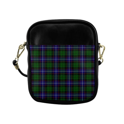 Russell Modern Tartan Plaid Sling Bag