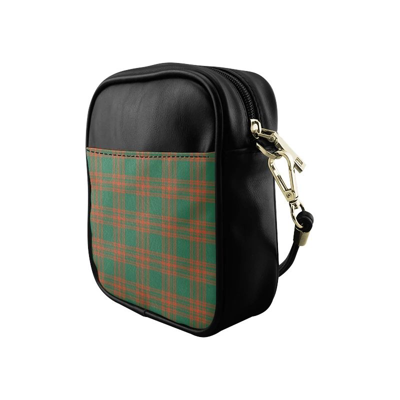 Menzies Green Ancient Tartan Plaid Sling Bag