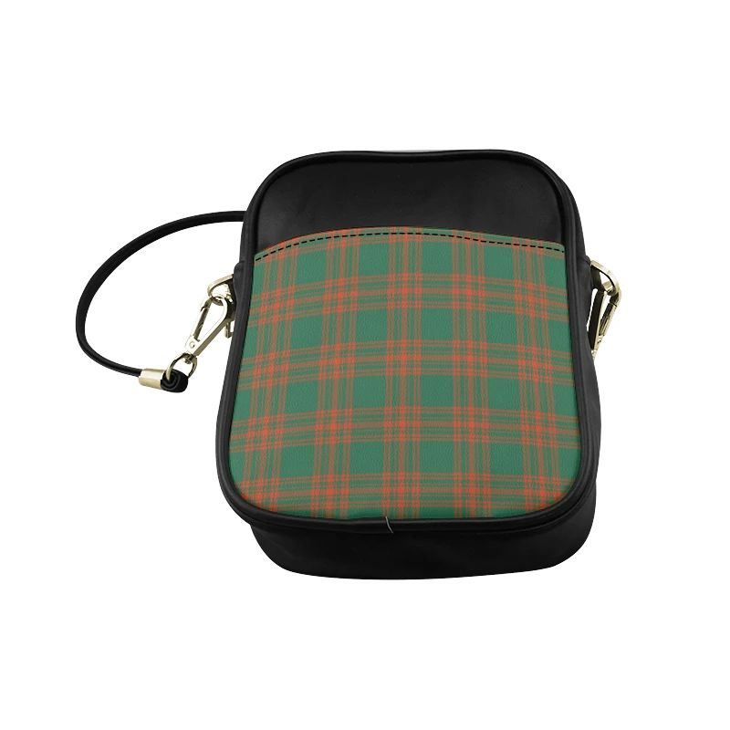 Menzies Green Ancient Tartan Plaid Sling Bag