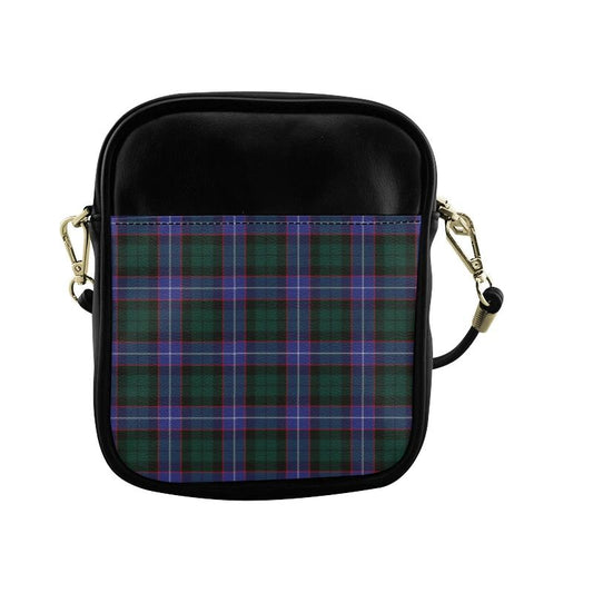 Hunter Modern Tartan Plaid Sling Bag