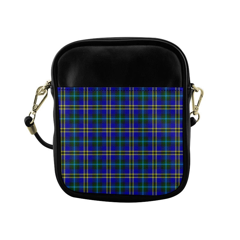 Weir Modern Tartan Plaid Sling Bag